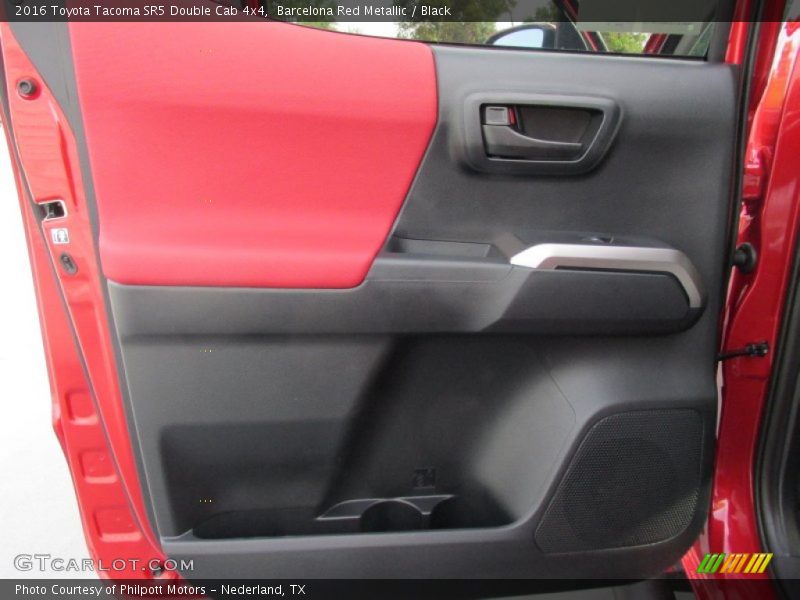 Barcelona Red Metallic / Black 2016 Toyota Tacoma SR5 Double Cab 4x4