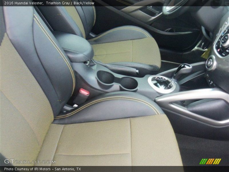 Triathlon Gray / Black/Yellow 2016 Hyundai Veloster