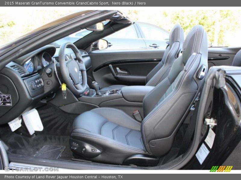 Nero (Black) / Nero 2015 Maserati GranTurismo Convertible GrandCabrio Sport