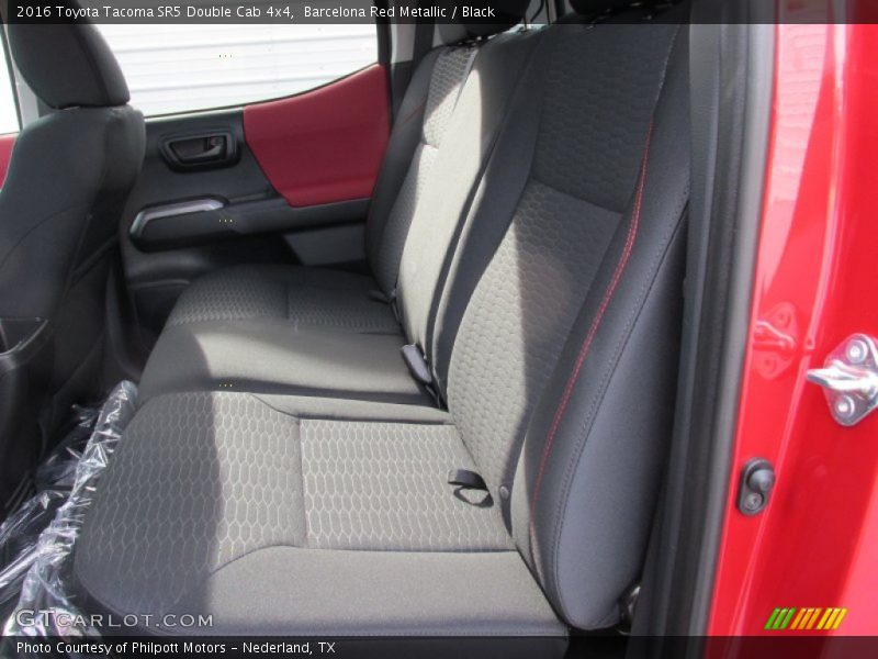 Rear Seat of 2016 Tacoma SR5 Double Cab 4x4