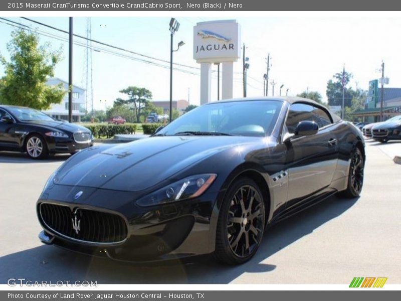 Nero (Black) / Nero 2015 Maserati GranTurismo Convertible GrandCabrio Sport