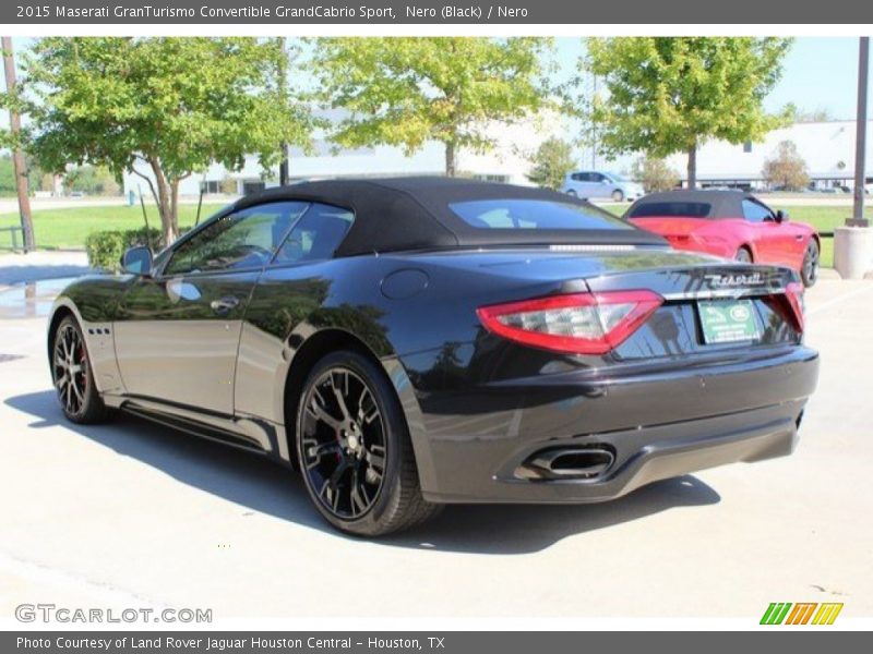 Nero (Black) / Nero 2015 Maserati GranTurismo Convertible GrandCabrio Sport