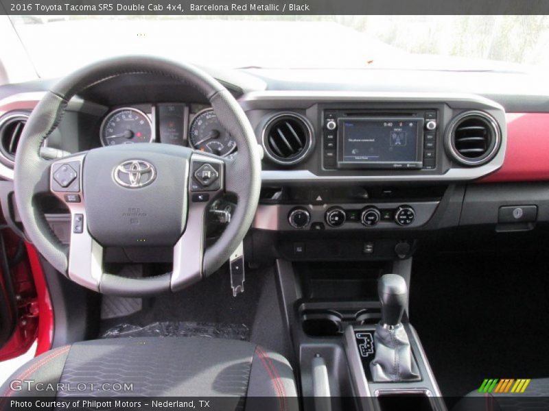Dashboard of 2016 Tacoma SR5 Double Cab 4x4