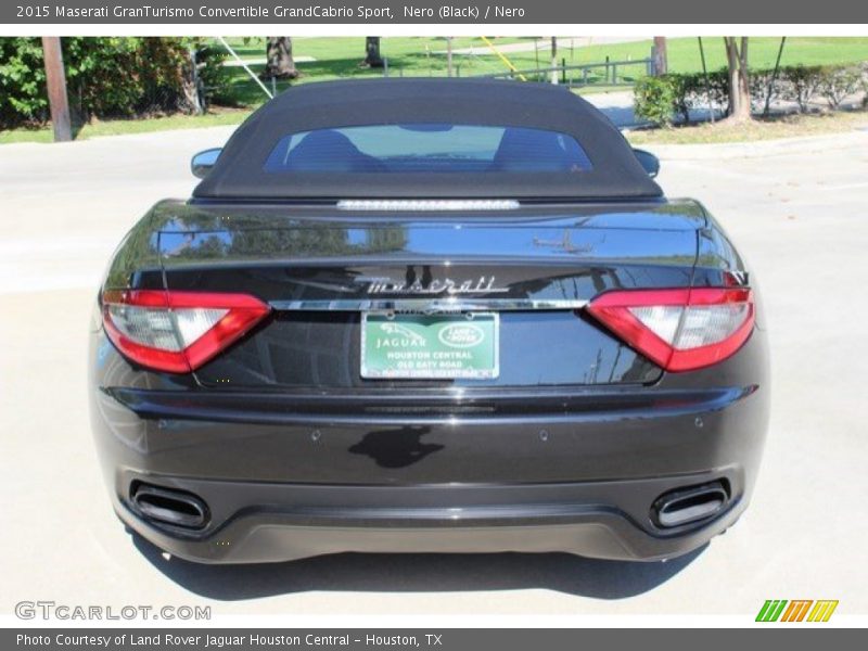 Nero (Black) / Nero 2015 Maserati GranTurismo Convertible GrandCabrio Sport