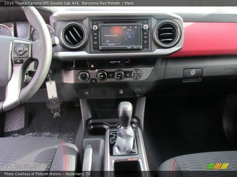 Barcelona Red Metallic / Black 2016 Toyota Tacoma SR5 Double Cab 4x4