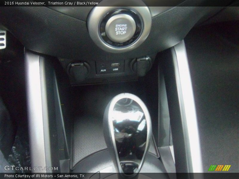 Triathlon Gray / Black/Yellow 2016 Hyundai Veloster