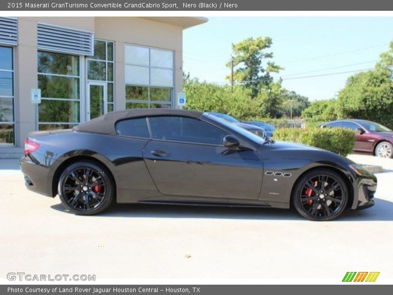 Nero (Black) / Nero 2015 Maserati GranTurismo Convertible GrandCabrio Sport