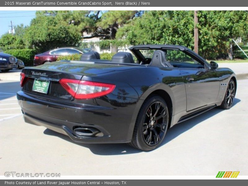 Nero (Black) / Nero 2015 Maserati GranTurismo Convertible GrandCabrio Sport