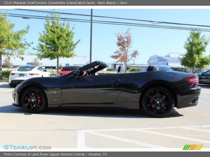 Nero (Black) / Nero 2015 Maserati GranTurismo Convertible GrandCabrio Sport