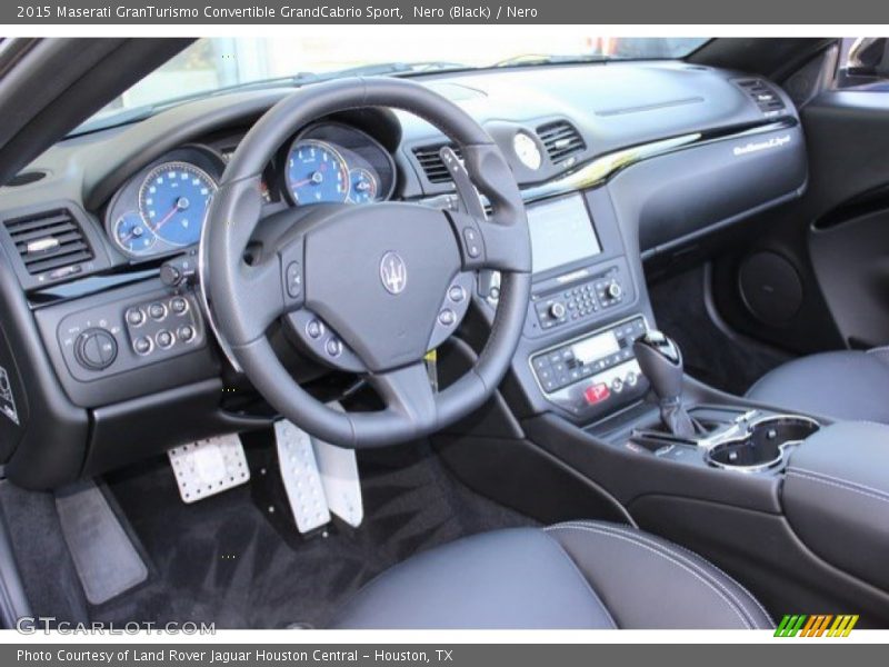 Nero Interior - 2015 GranTurismo Convertible GrandCabrio Sport 