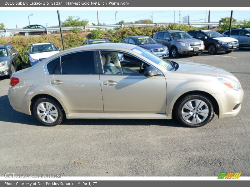 Harvest Gold Metallic / Warm Ivory 2010 Subaru Legacy 2.5i Sedan