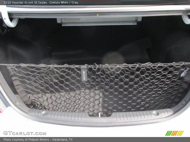 Century White / Gray 2016 Hyundai Accent SE Sedan