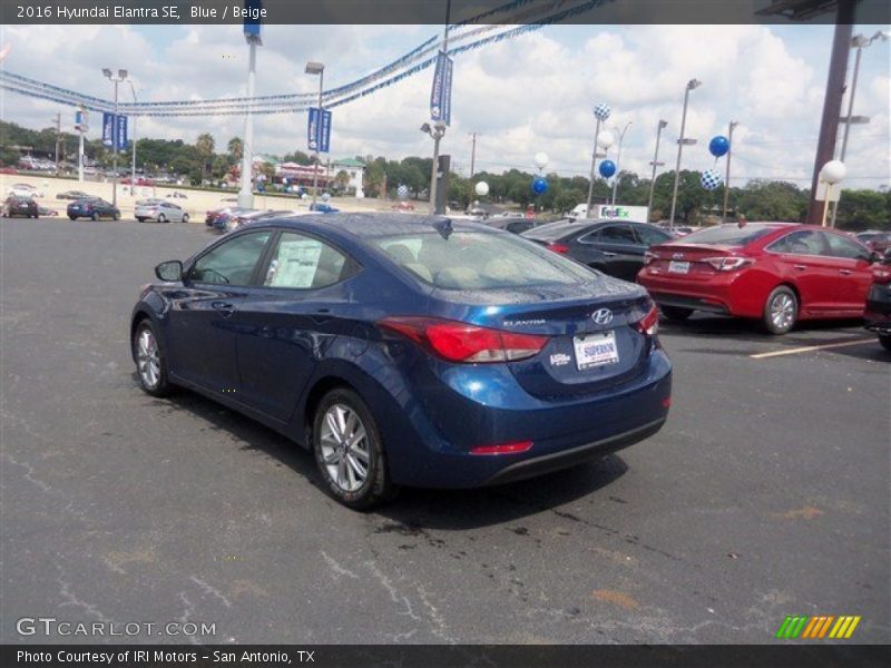 Blue / Beige 2016 Hyundai Elantra SE