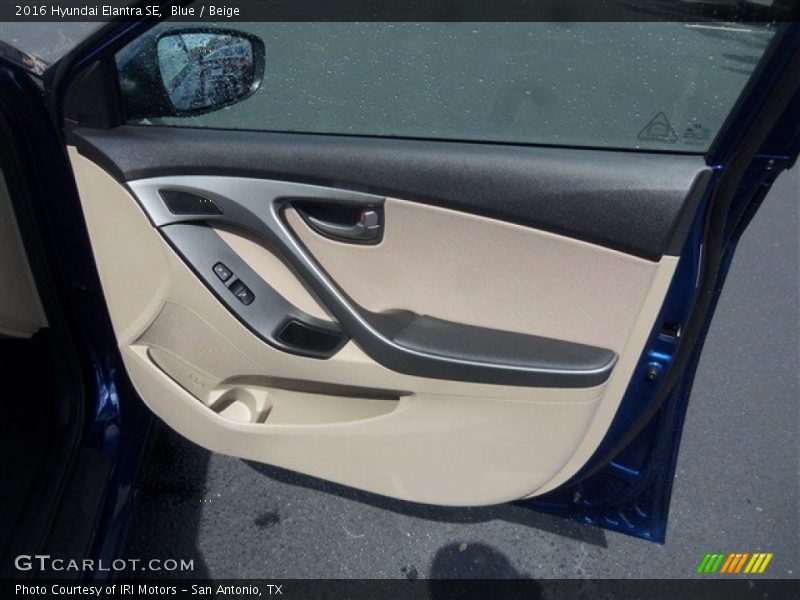 Blue / Beige 2016 Hyundai Elantra SE