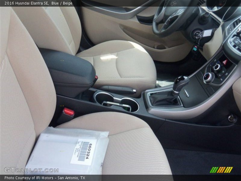 Blue / Beige 2016 Hyundai Elantra SE