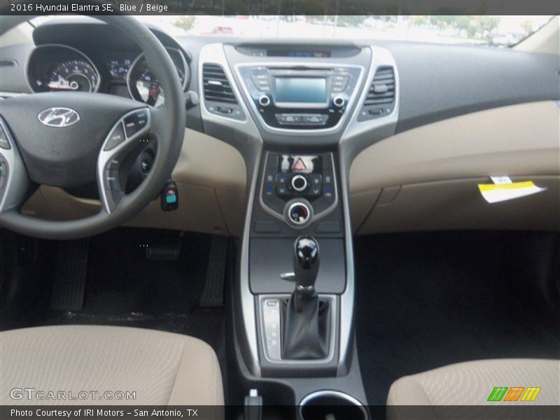 Blue / Beige 2016 Hyundai Elantra SE