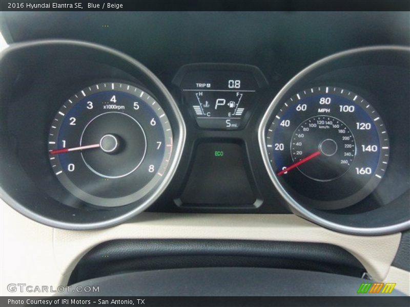 Blue / Beige 2016 Hyundai Elantra SE