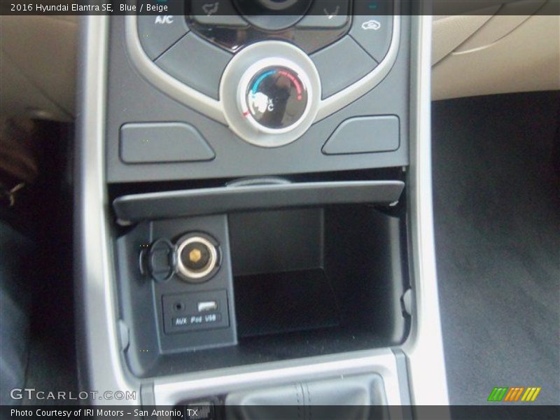 Blue / Beige 2016 Hyundai Elantra SE