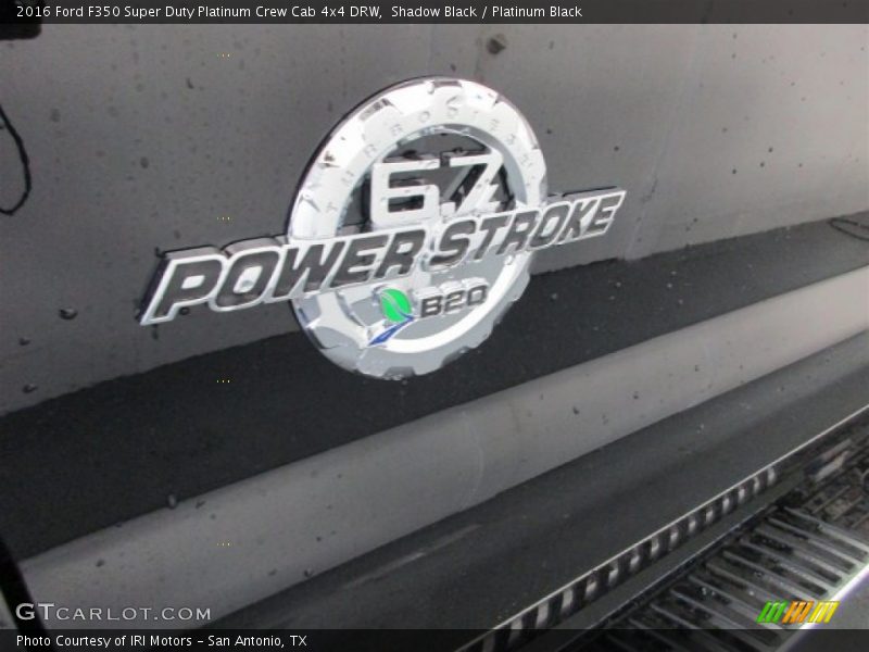 Shadow Black / Platinum Black 2016 Ford F350 Super Duty Platinum Crew Cab 4x4 DRW