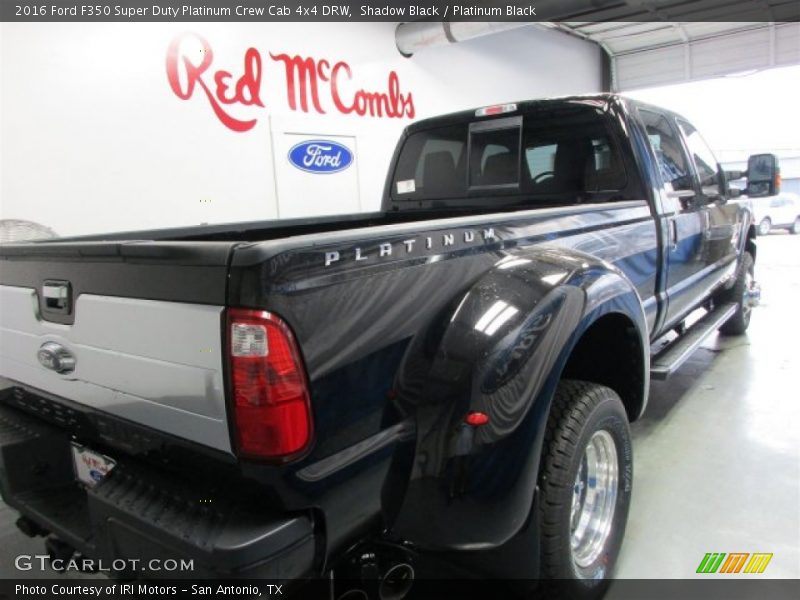 Shadow Black / Platinum Black 2016 Ford F350 Super Duty Platinum Crew Cab 4x4 DRW
