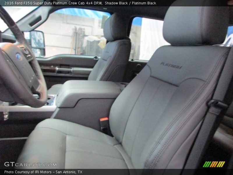 Shadow Black / Platinum Black 2016 Ford F350 Super Duty Platinum Crew Cab 4x4 DRW