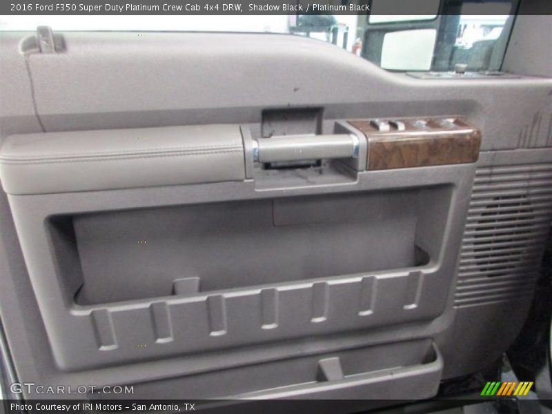 Shadow Black / Platinum Black 2016 Ford F350 Super Duty Platinum Crew Cab 4x4 DRW