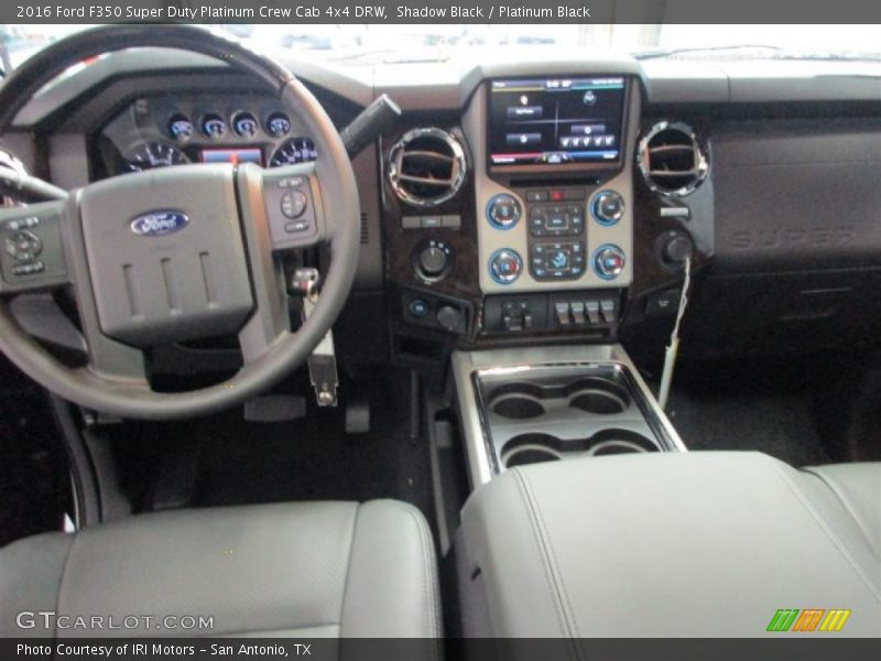 Shadow Black / Platinum Black 2016 Ford F350 Super Duty Platinum Crew Cab 4x4 DRW