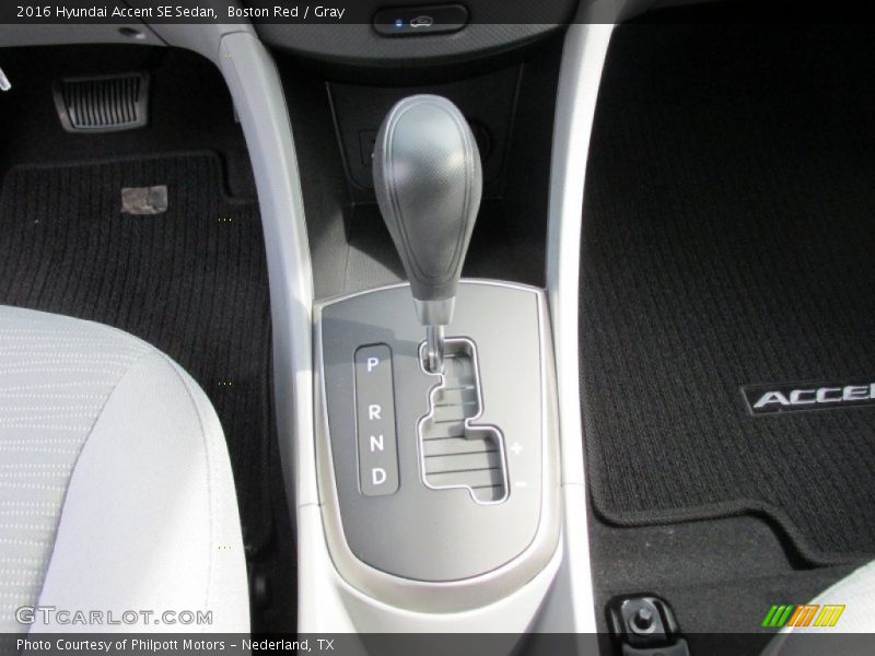 Boston Red / Gray 2016 Hyundai Accent SE Sedan