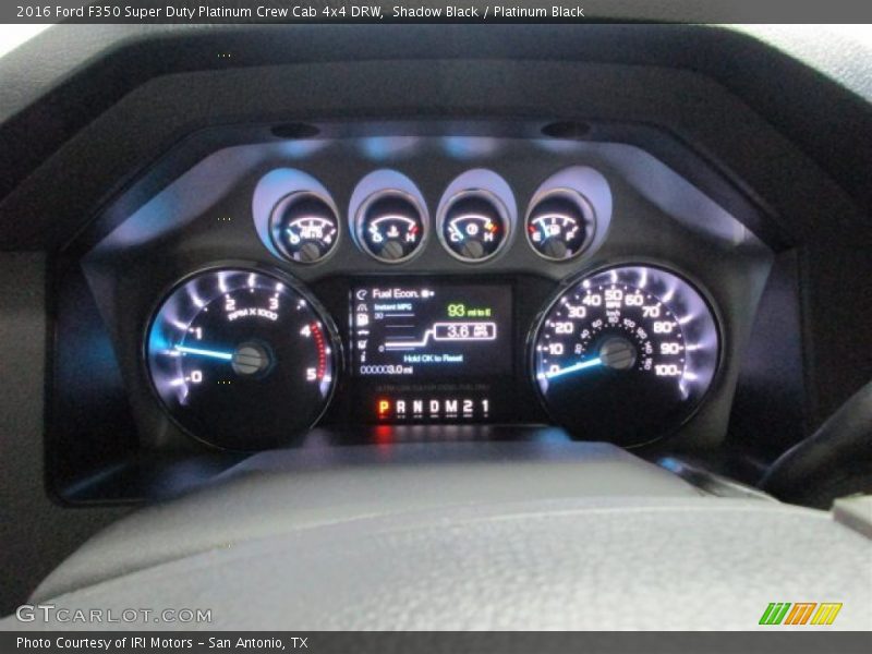 Shadow Black / Platinum Black 2016 Ford F350 Super Duty Platinum Crew Cab 4x4 DRW