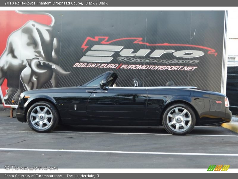 Black / Black 2010 Rolls-Royce Phantom Drophead Coupe