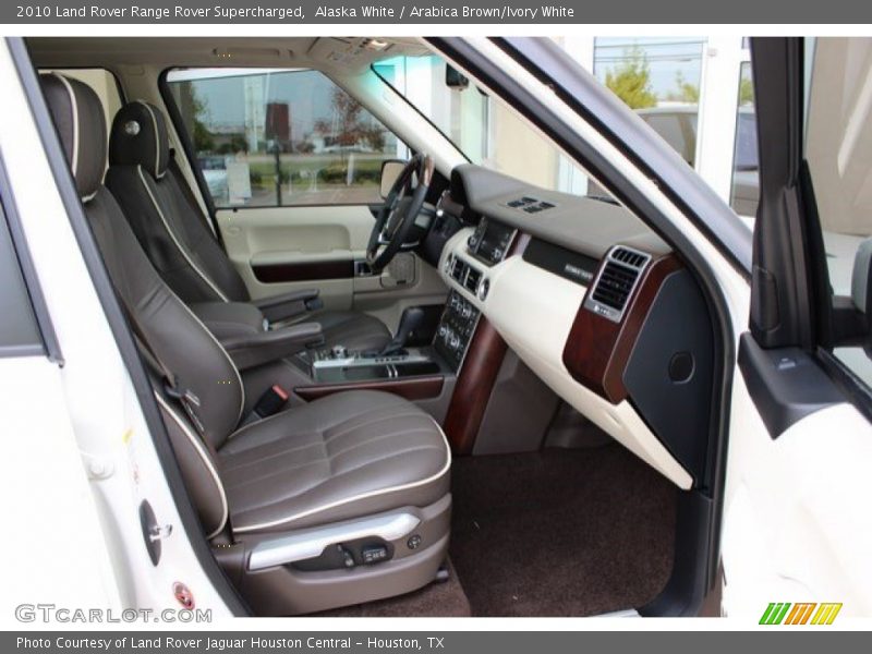 Front Seat of 2010 Range Rover Supercharged