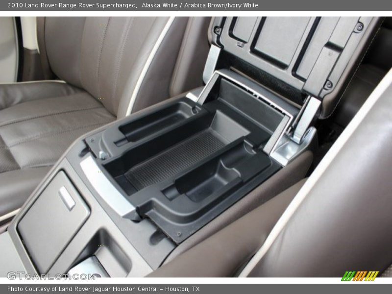 Alaska White / Arabica Brown/Ivory White 2010 Land Rover Range Rover Supercharged