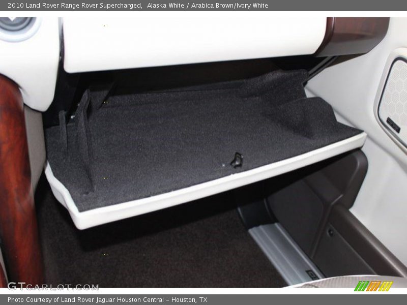 Alaska White / Arabica Brown/Ivory White 2010 Land Rover Range Rover Supercharged