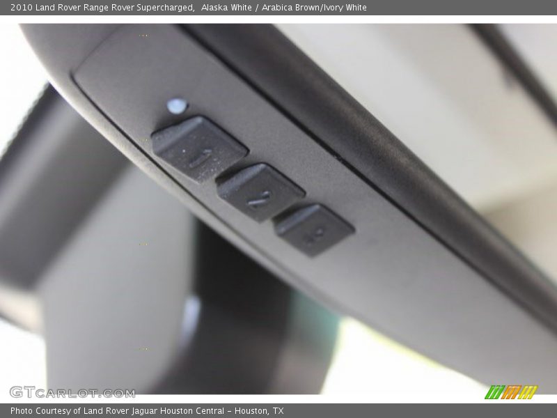 Alaska White / Arabica Brown/Ivory White 2010 Land Rover Range Rover Supercharged