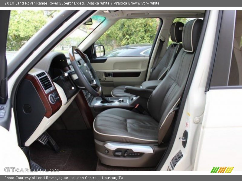 Front Seat of 2010 Range Rover Supercharged