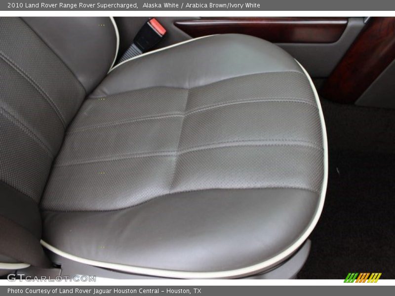 Alaska White / Arabica Brown/Ivory White 2010 Land Rover Range Rover Supercharged