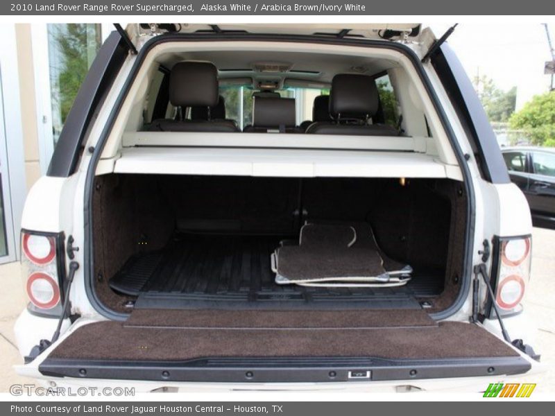 Alaska White / Arabica Brown/Ivory White 2010 Land Rover Range Rover Supercharged