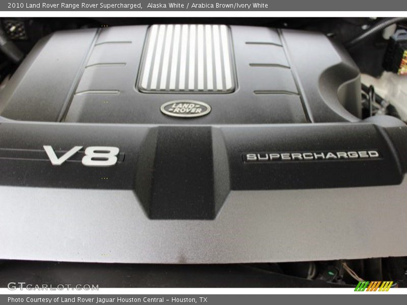 Alaska White / Arabica Brown/Ivory White 2010 Land Rover Range Rover Supercharged