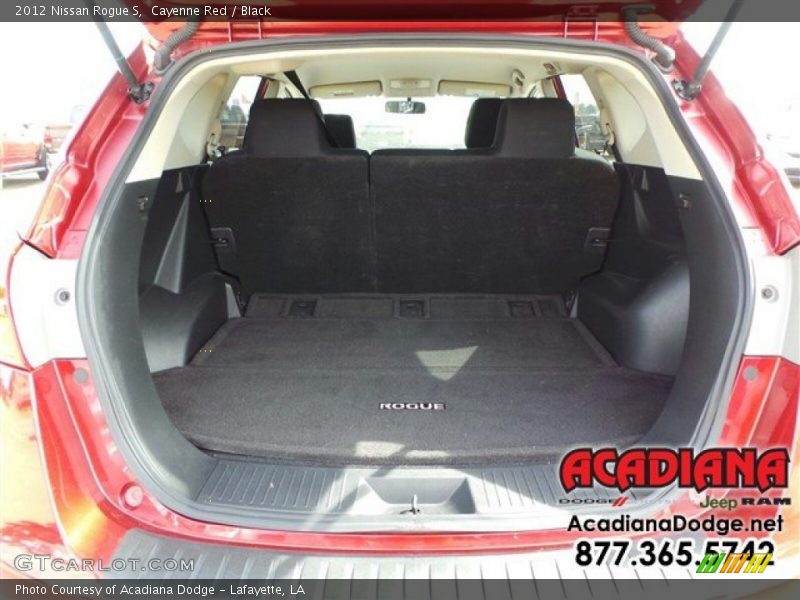 Cayenne Red / Black 2012 Nissan Rogue S