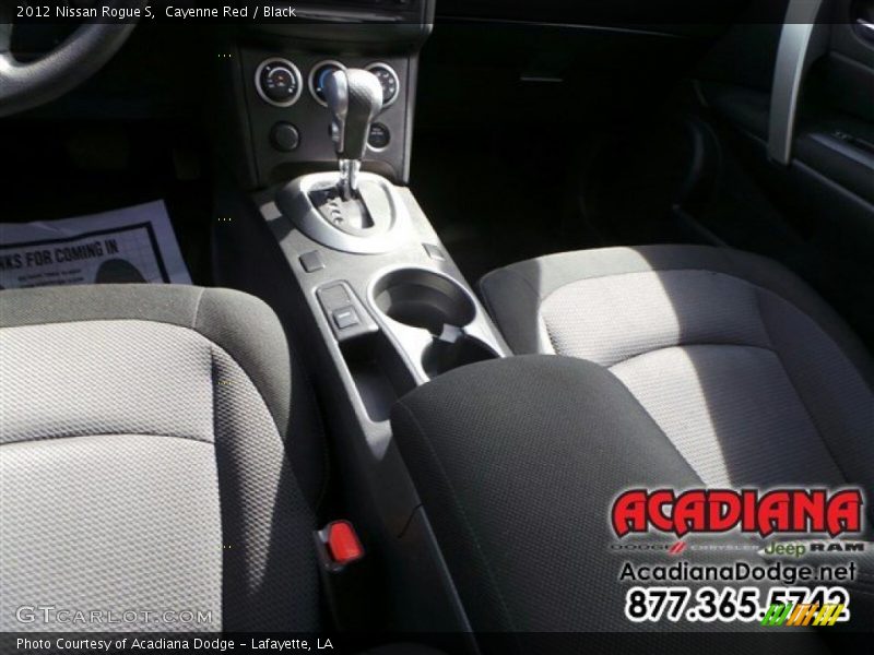 Cayenne Red / Black 2012 Nissan Rogue S