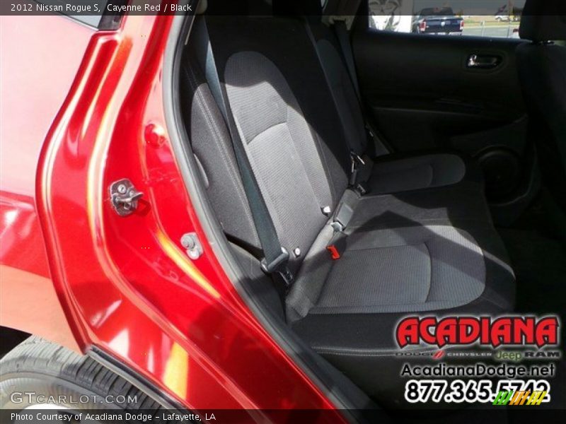 Cayenne Red / Black 2012 Nissan Rogue S