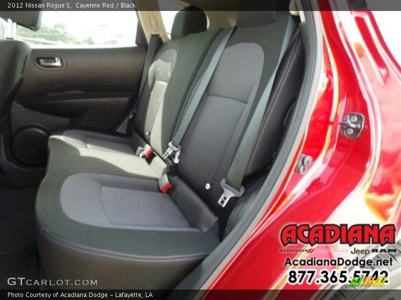 Cayenne Red / Black 2012 Nissan Rogue S