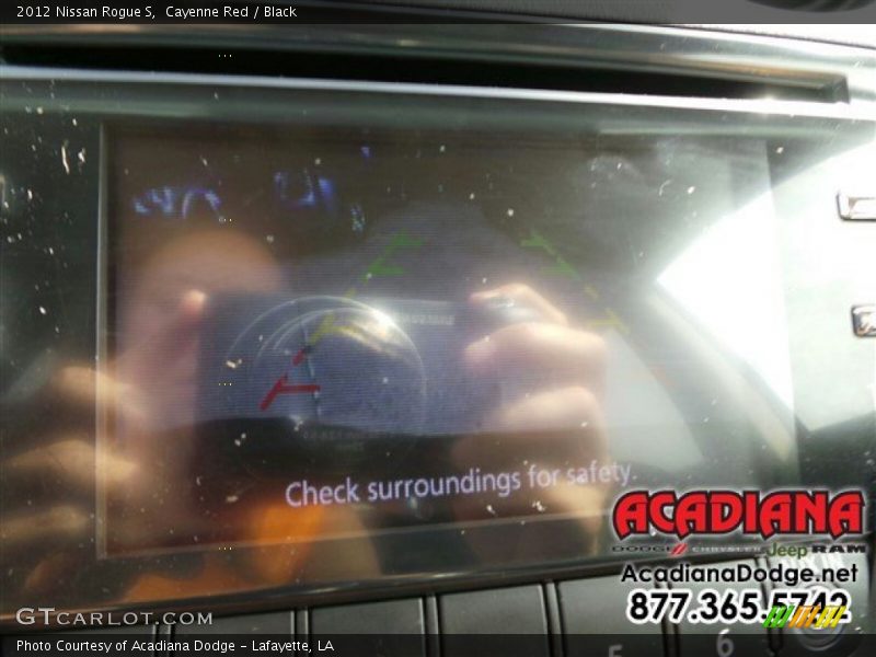 Cayenne Red / Black 2012 Nissan Rogue S
