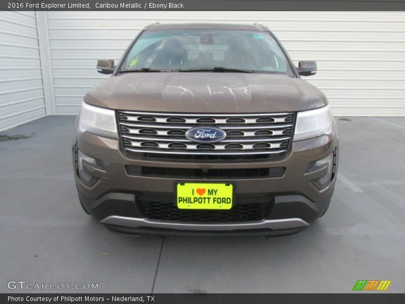 Caribou Metallic / Ebony Black 2016 Ford Explorer Limited