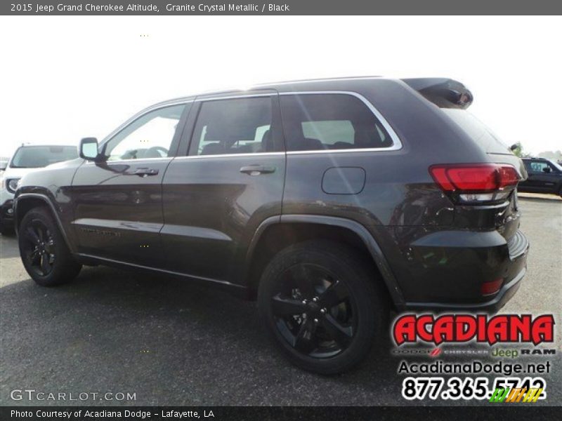 Granite Crystal Metallic / Black 2015 Jeep Grand Cherokee Altitude