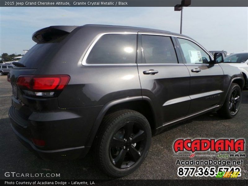 Granite Crystal Metallic / Black 2015 Jeep Grand Cherokee Altitude