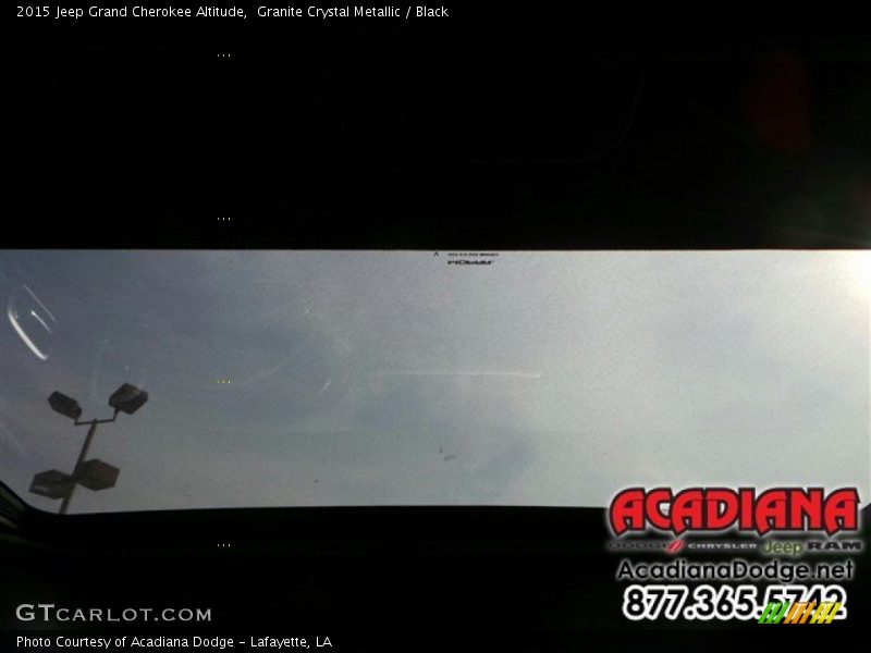 Granite Crystal Metallic / Black 2015 Jeep Grand Cherokee Altitude