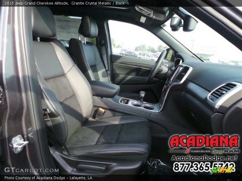 Granite Crystal Metallic / Black 2015 Jeep Grand Cherokee Altitude