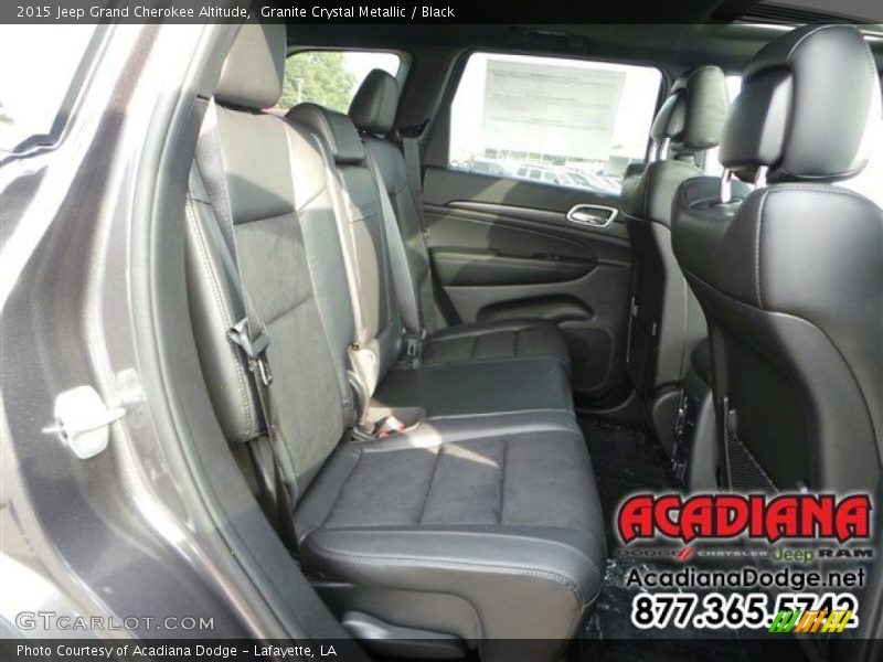 Granite Crystal Metallic / Black 2015 Jeep Grand Cherokee Altitude
