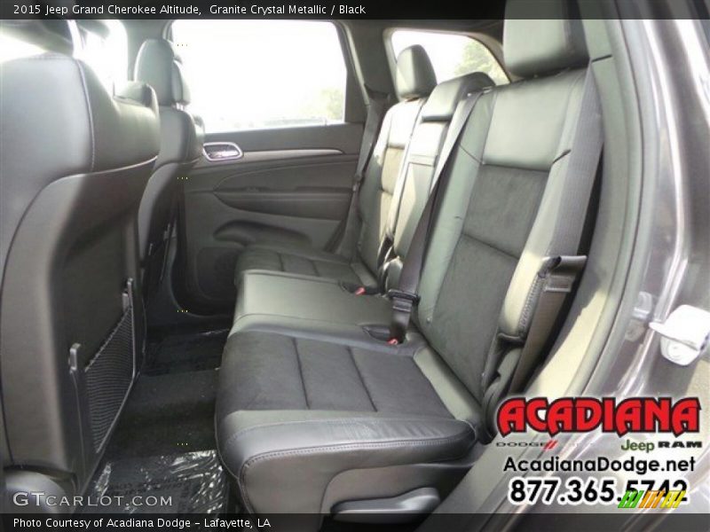 Granite Crystal Metallic / Black 2015 Jeep Grand Cherokee Altitude
